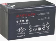 Аккумуляторная батарея Makelsan 6-FM-10 номинальной емкостью 10 Ач