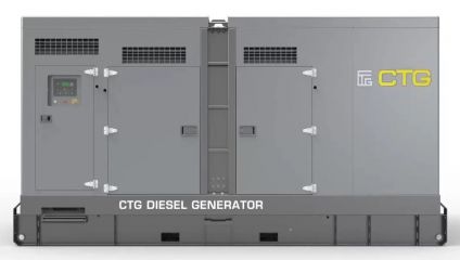 Дизельный генератор CTG 440WE в кожухе с АВР