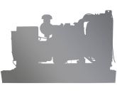 Motor АД150-Т400-2РП (ЯМЗ) в кожухе с АВР